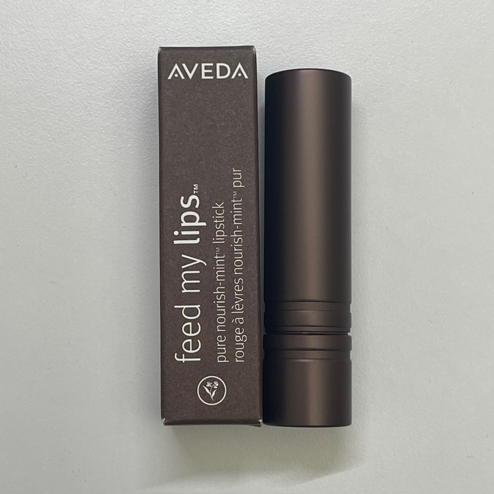 NEW Aveda Feed My Lips Pure Nourish-Mint Lipstick KIMI FIG #03 Size 0.12 Oz / 3.